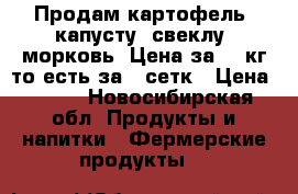 Продам картофель, капусту, свеклу, морковь! Цена за 36 кг то есть за 1 сетк › Цена ­ 350 - Новосибирская обл. Продукты и напитки » Фермерские продукты   